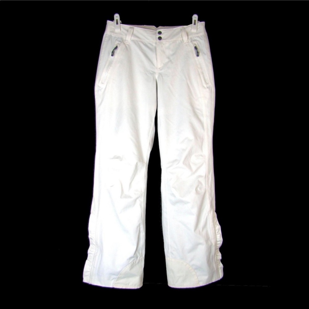 Athleta White Snowboarding Ski Pants sz 6P